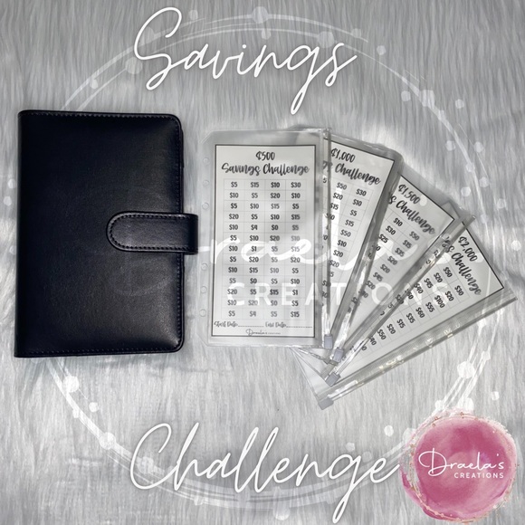 Cash Binder w/ Savings Challenge Sheets - Picture 10 of 11